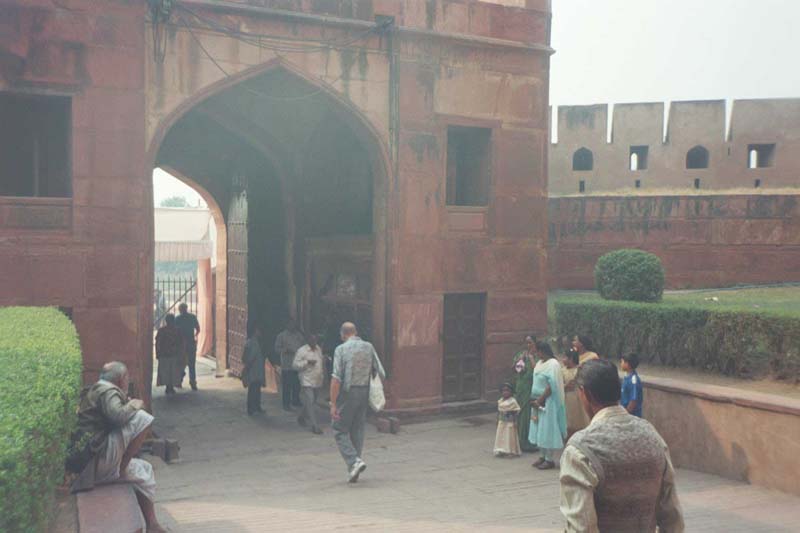Agra Red Fort exit gate